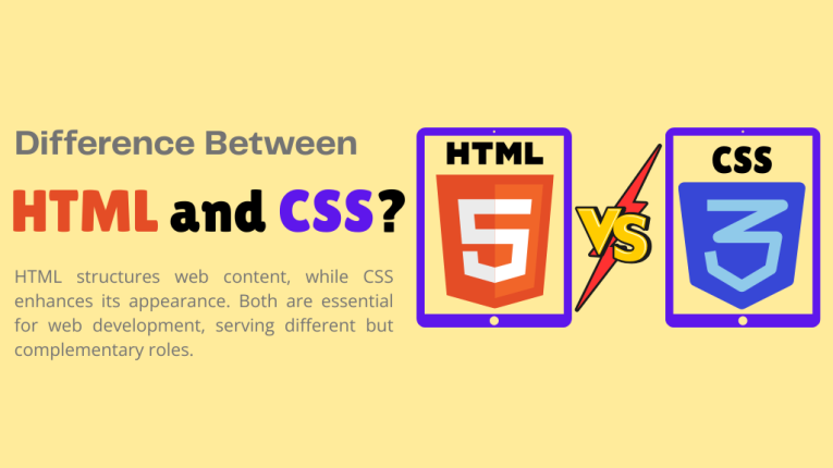 What is the Main Difference Between HTML and CSS?